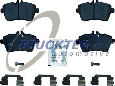 Trucktec Automotive 02.35.148 - Гальмівні колодки, дискові гальма autocars.com.ua
