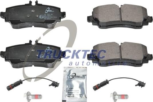 Trucktec Automotive 02.35.151 - Гальмівні колодки, дискові гальма autocars.com.ua