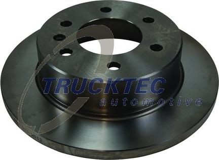 Trucktec Automotive 02.35.587 - Тормозной диск avtokuzovplus.com.ua