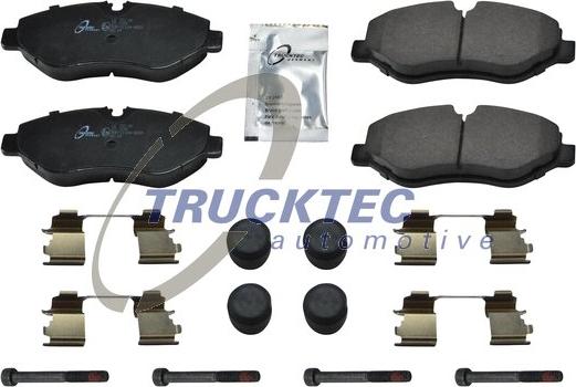 Trucktec Automotive 02.35.196 - Тормозные колодки, дисковые, комплект autodnr.net
