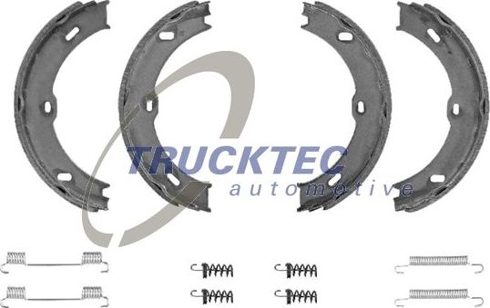 Trucktec Automotive 02.35.205 - Комплект гальм, ручник, парковка autocars.com.ua