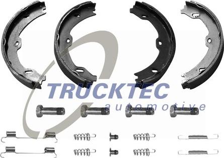 Trucktec Automotive 02.35.206 - Комплект гальм, ручник, парковка autocars.com.ua