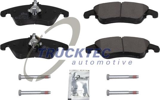 Trucktec Automotive 02.35.233 - Гальмівні колодки, дискові гальма autocars.com.ua