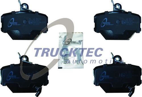 Trucktec Automotive 02.35.246 - Тормозные колодки, дисковые, комплект avtokuzovplus.com.ua