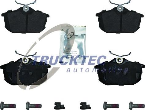 Trucktec Automotive 02.35.248 - Гальмівні колодки, дискові гальма autocars.com.ua