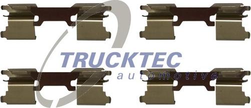 Trucktec Automotive 02.35.292 - Комплектуючі, колодки дискового гальма autocars.com.ua