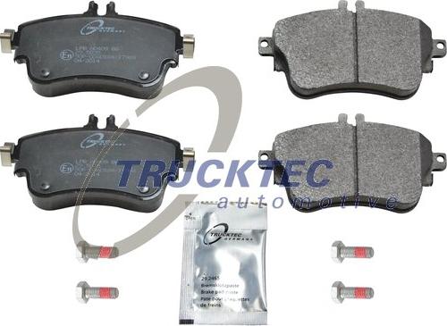Trucktec Automotive 02.35.431 - Гальмівні колодки, дискові гальма autocars.com.ua