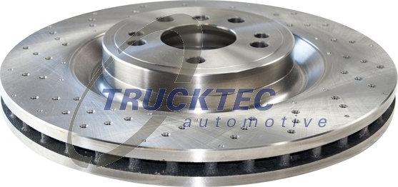 Trucktec Automotive 02.35.434 - Гальмівний диск autocars.com.ua