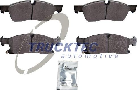 Trucktec Automotive 02.35.436 - Гальмівні колодки, дискові гальма autocars.com.ua