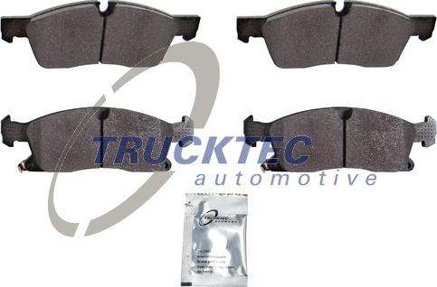 Trucktec Automotive 02.35.436 - Тормозные колодки, дисковые, комплект avtokuzovplus.com.ua