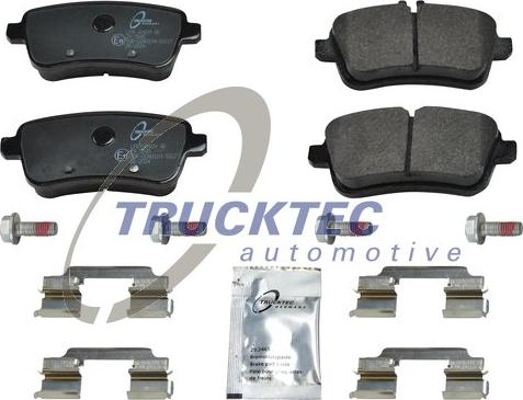 Trucktec Automotive 02.35.437 - Тормозные колодки, дисковые, комплект avtokuzovplus.com.ua