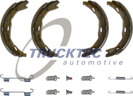 Trucktec Automotive 02.35.472 - Комплект тормозов, ручник, парковка avtokuzovplus.com.ua