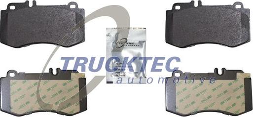 Trucktec Automotive 02.35.481 - Гальмівні колодки, дискові гальма autocars.com.ua
