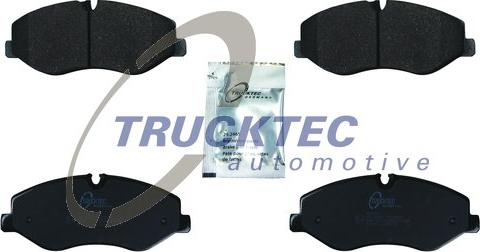 Trucktec Automotive 02.35.497 - Гальмівні колодки, дискові гальма autocars.com.ua
