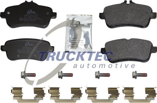 Trucktec Automotive 02.35.509 - Тормозные колодки, дисковые, комплект avtokuzovplus.com.ua