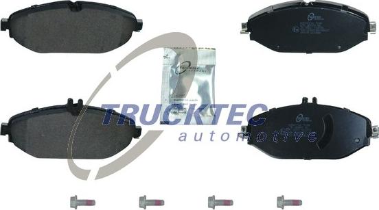 Trucktec Automotive 02.35.516 - Гальмівні колодки, дискові гальма autocars.com.ua