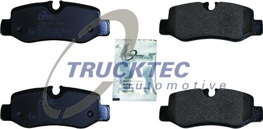 Trucktec Automotive 02.35.517 - Гальмівні колодки, дискові гальма autocars.com.ua