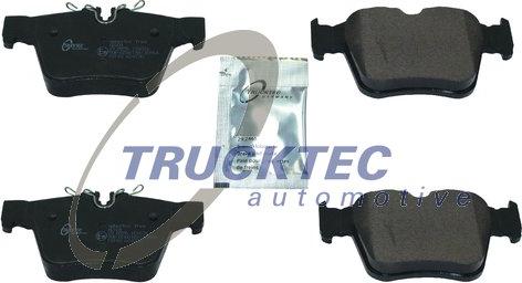 Trucktec Automotive 02.35.518 - Гальмівні колодки, дискові гальма autocars.com.ua