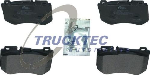 Trucktec Automotive 02.35.520 - Тормозные колодки, дисковые, комплект avtokuzovplus.com.ua