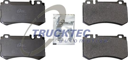 Trucktec Automotive 02.35.561 - Гальмівні колодки, дискові гальма autocars.com.ua