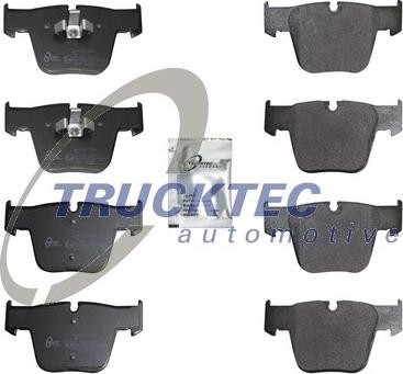 Trucktec Automotive 02.35.571 - Тормозные колодки, дисковые, комплект autodnr.net
