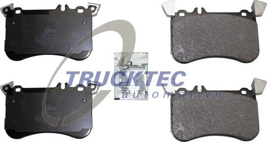 Trucktec Automotive 02.35.572 - Гальмівні колодки, дискові гальма autocars.com.ua