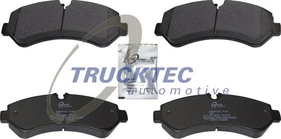 Trucktec Automotive 02.35.586 - Тормозные колодки, дисковые, комплект avtokuzovplus.com.ua