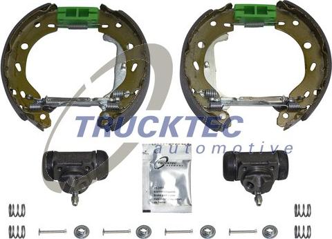 Trucktec Automotive 02.35.611 - Комплект тормозных колодок, барабанные avtokuzovplus.com.ua