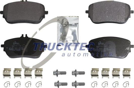 Trucktec Automotive 02.35.627 - Гальмівні колодки, дискові гальма autocars.com.ua