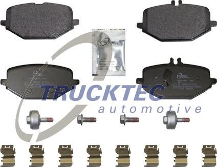 Trucktec Automotive 02.35.635 - Гальмівні колодки, дискові гальма autocars.com.ua