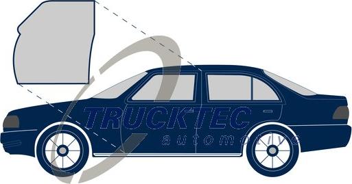 Trucktec Automotive 02.53.074 - Уплотнение двери autodnr.net