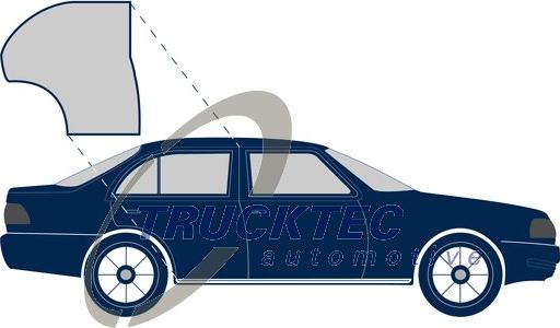 Trucktec Automotive 02.53.040 - Ущільнення двері autocars.com.ua