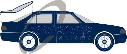 Trucktec Automotive 02.53.076 - Прокладка, задняя дверь багажника / помещения для груза avtokuzovplus.com.ua