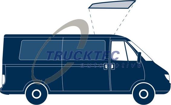 Trucktec Automotive 02.54.056 - Прокладка, сдвигаемая панель крыши avtokuzovplus.com.ua