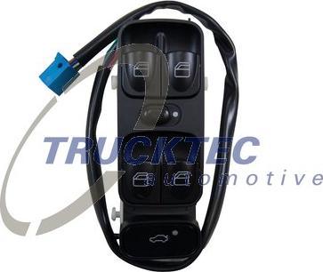 Trucktec Automotive 02.58.398 - Вимикач, стеклолод'емнік autocars.com.ua