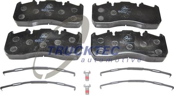 Trucktec Automotive 03.35.040 - Тормозные колодки, дисковые, комплект avtokuzovplus.com.ua