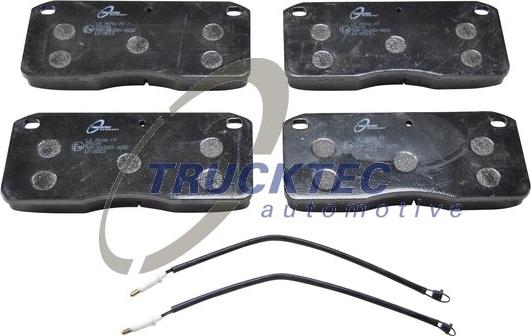 Trucktec Automotive 03.35.091 - Тормозные колодки, дисковые, комплект avtokuzovplus.com.ua