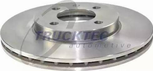 Trucktec Automotive 07.35.041 - Гальмівний диск autocars.com.ua