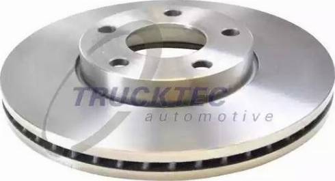 Trucktec Automotive 07.35.043 - Тормозной диск avtokuzovplus.com.ua