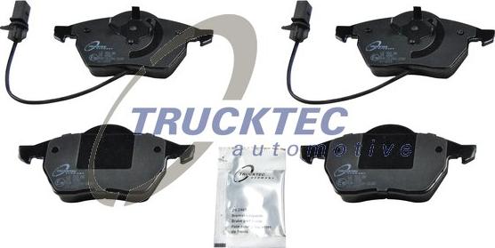 Trucktec Automotive 07.35.107 - Гальмівні колодки, дискові гальма autocars.com.ua