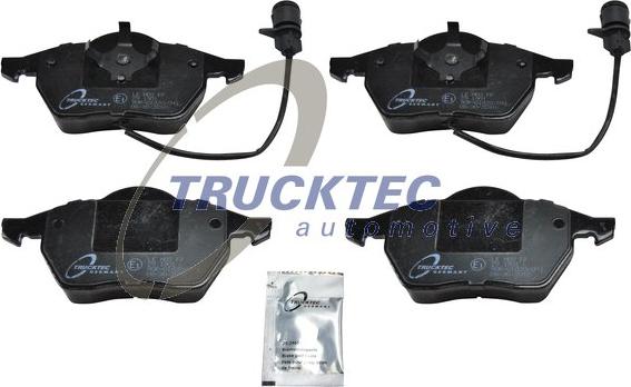 Trucktec Automotive 07.35.109 - Гальмівні колодки, дискові гальма autocars.com.ua