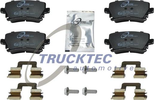 Trucktec Automotive 07.35.138 - Тормозные колодки, дисковые, комплект avtokuzovplus.com.ua