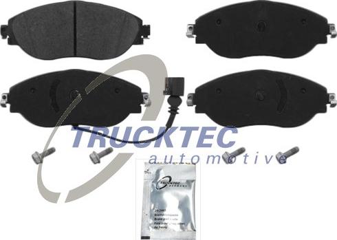 Trucktec Automotive 07.35.221 - Тормозные колодки, дисковые, комплект autodnr.net