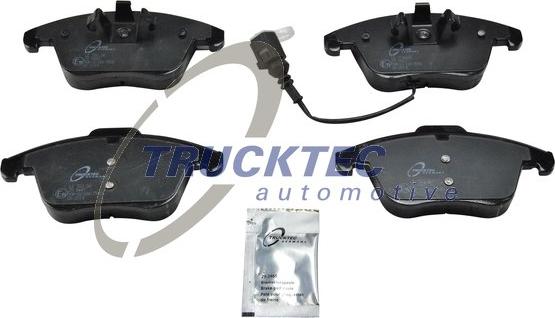 Trucktec Automotive 07.35.235 - Тормозные колодки, дисковые, комплект avtokuzovplus.com.ua