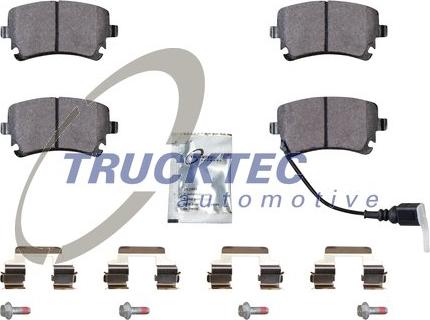 Trucktec Automotive 07.35.239 - Гальмівні колодки, дискові гальма autocars.com.ua