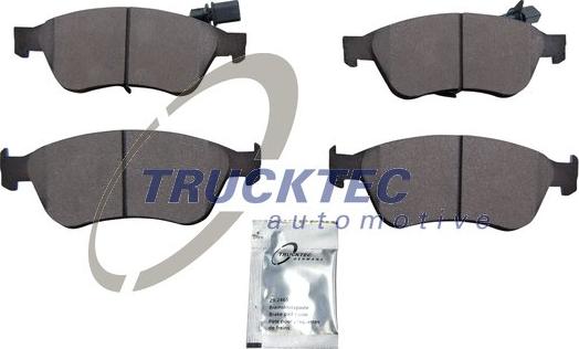 Trucktec Automotive 07.35.241 - Тормозные колодки, дисковые, комплект avtokuzovplus.com.ua