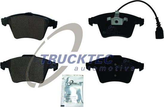 Trucktec Automotive 07.35.248 - Гальмівні колодки, дискові гальма autocars.com.ua