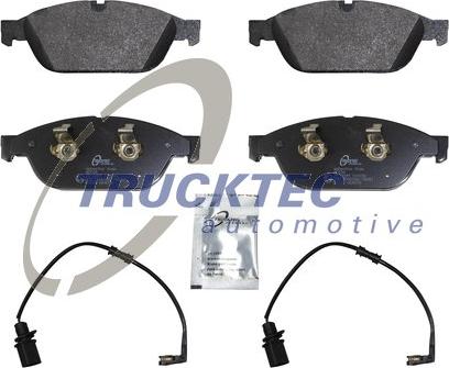 Trucktec Automotive 07.35.259 - Гальмівні колодки, дискові гальма autocars.com.ua