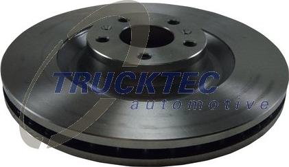 Trucktec Automotive 07.35.264 - Гальмівний диск autocars.com.ua