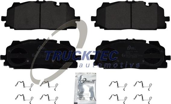 Trucktec Automotive 07.35.273 - Тормозные колодки, дисковые, комплект avtokuzovplus.com.ua